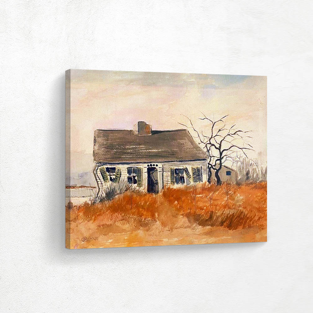 Old House in a Meadow in Connecticut