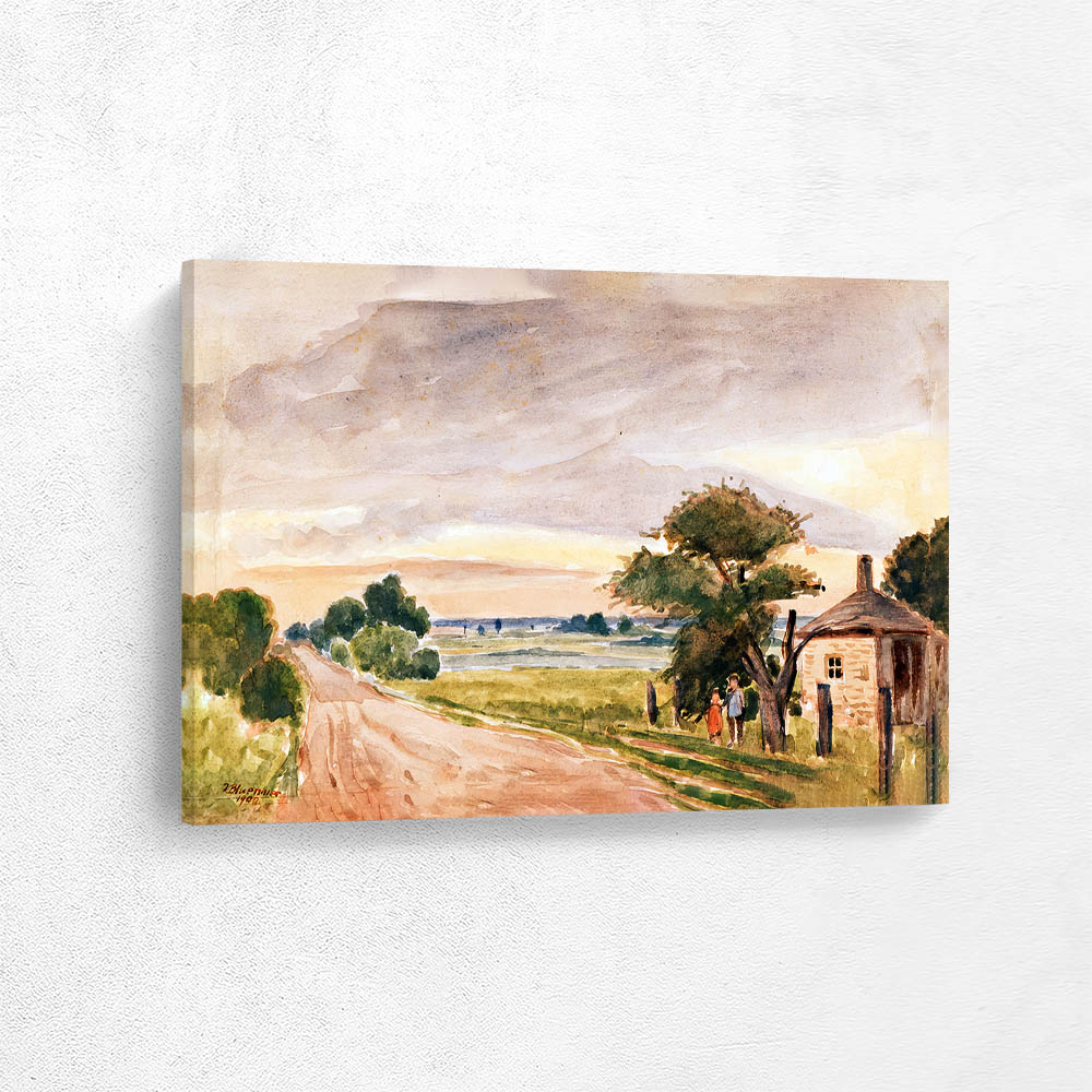 Long Island Sunset with Children