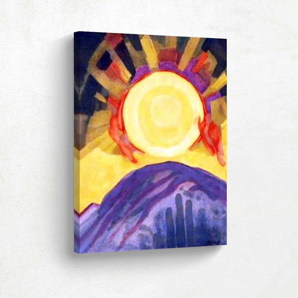 Sunrise and Mountain