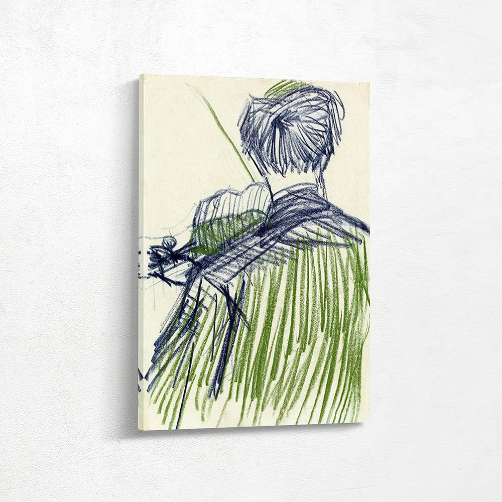Violinist Seen from the Back