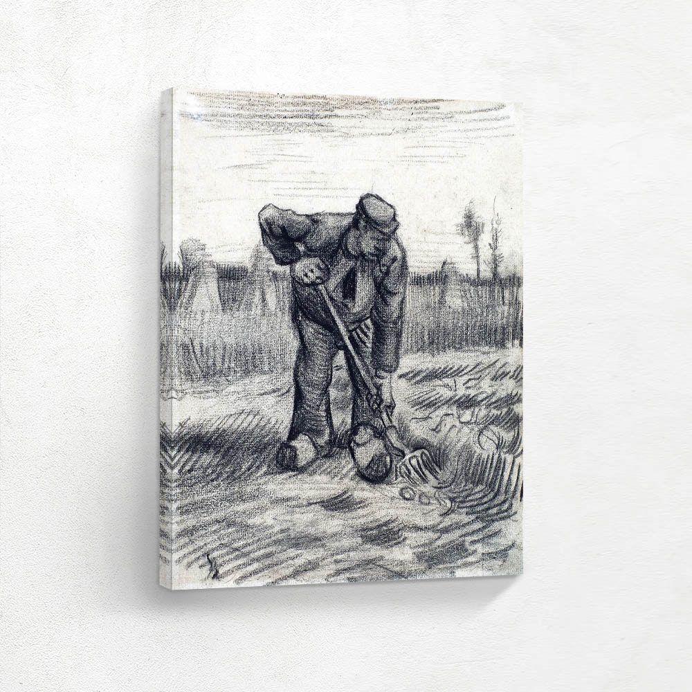 Peasant Digging Potatoes