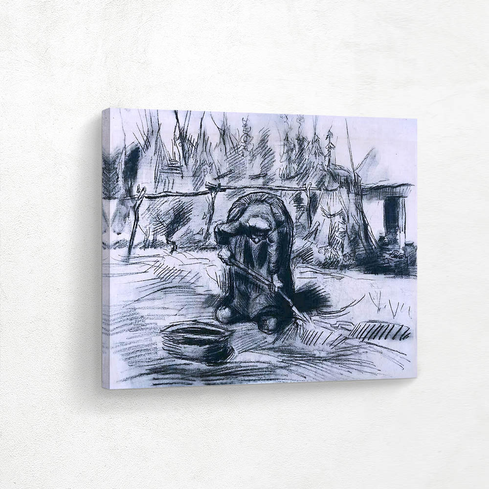 Peasant Woman Digging