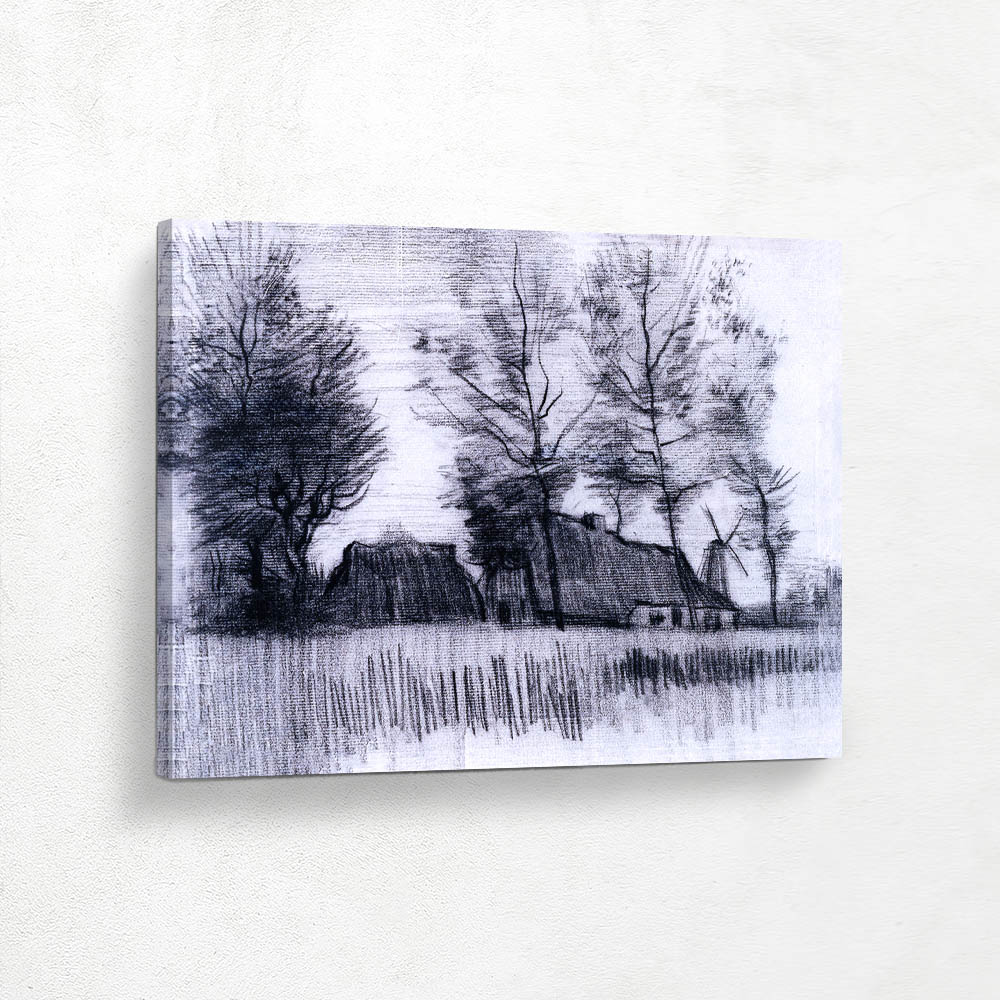 Landscape with Cottages and a Mill