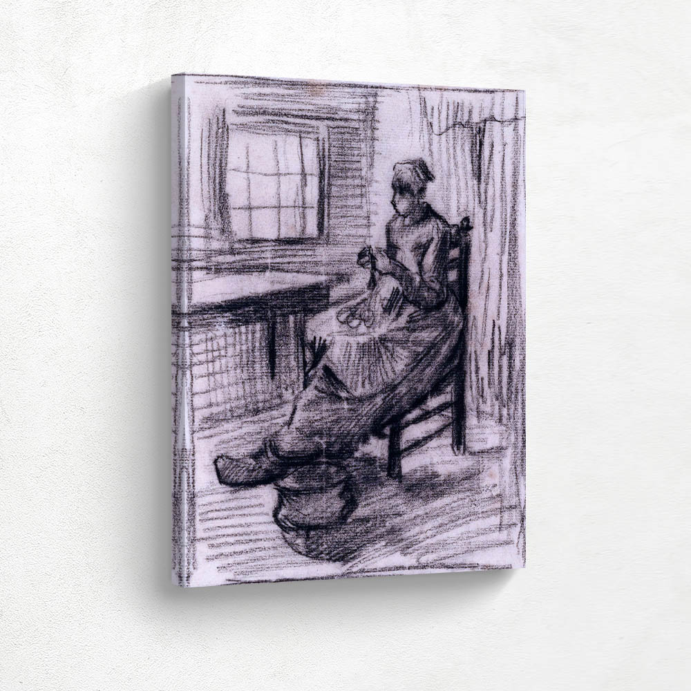 Interior with Peasant Woman Peeling Potatoes