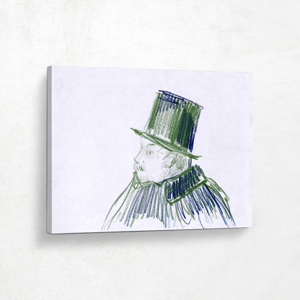 Head of a Man with a Top Hat