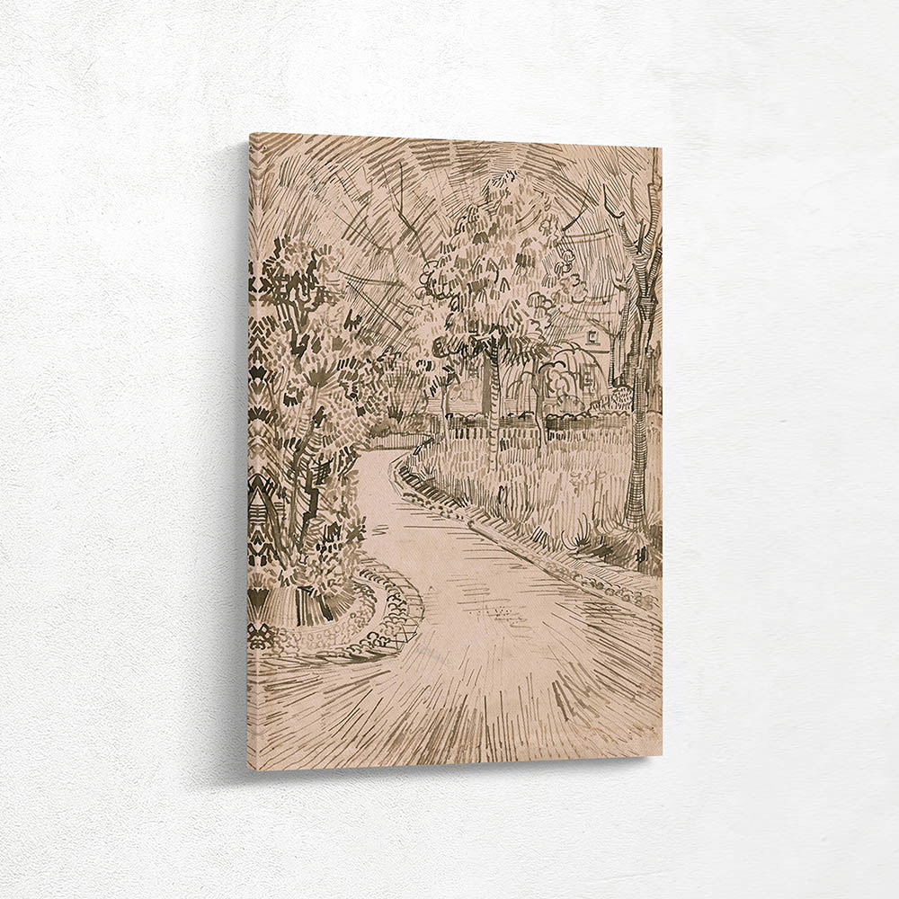 Public Garden with a Corner of the Yellow House