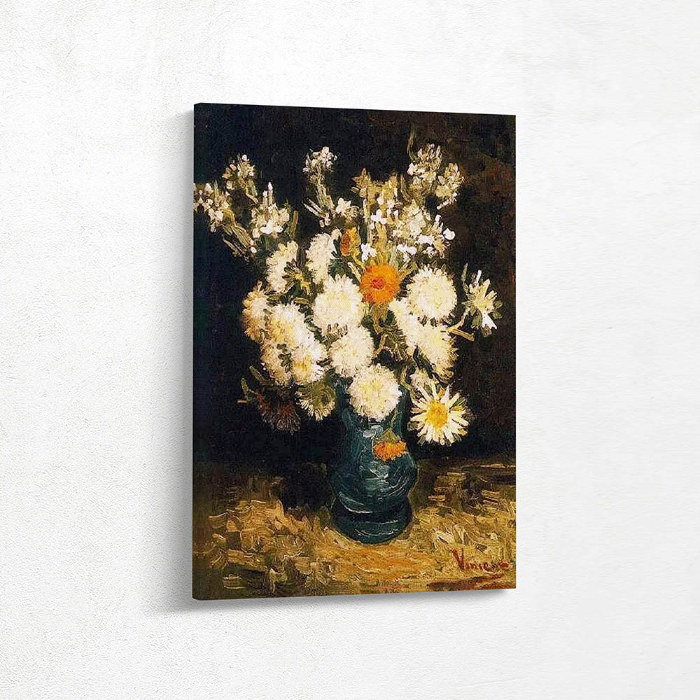 Flowers in a Blue Vase Flowers in a Blue Vase