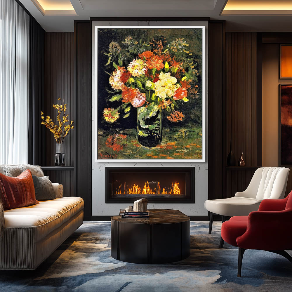 Vase with Carnations - Image 4