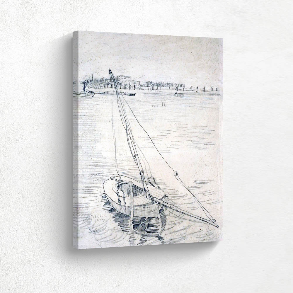 Sailing Boat on the Seine at Asnieres