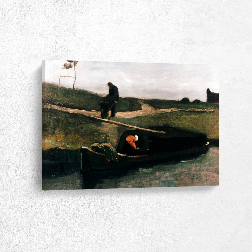 Peat Boat with Two Figures