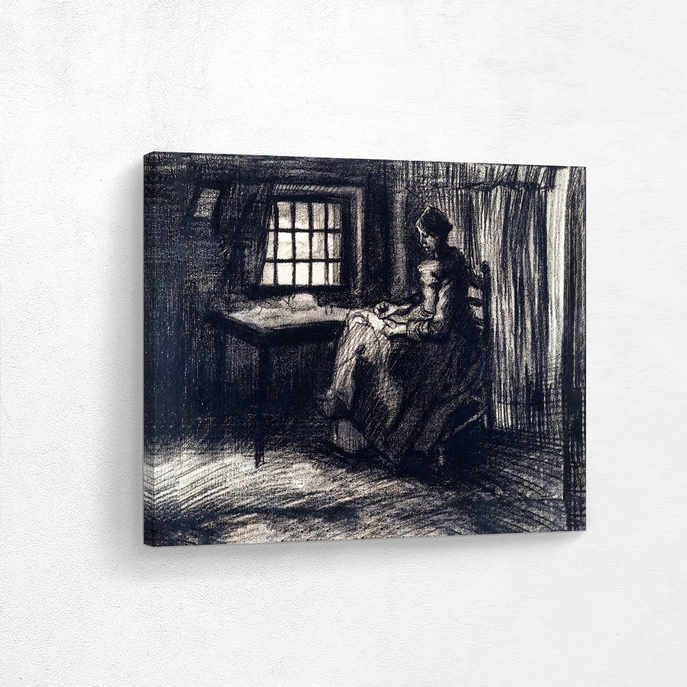 Woman Sewing