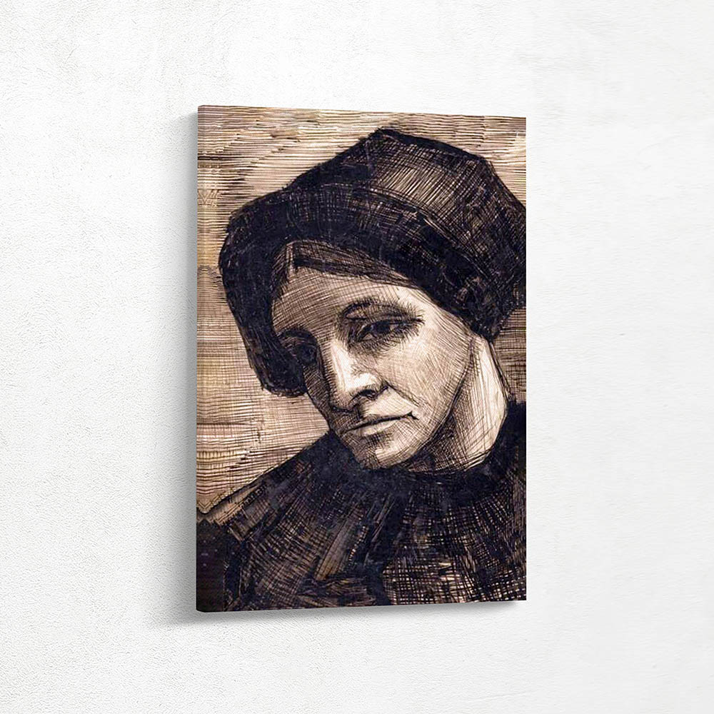 Head of a Woman with Dark Cap