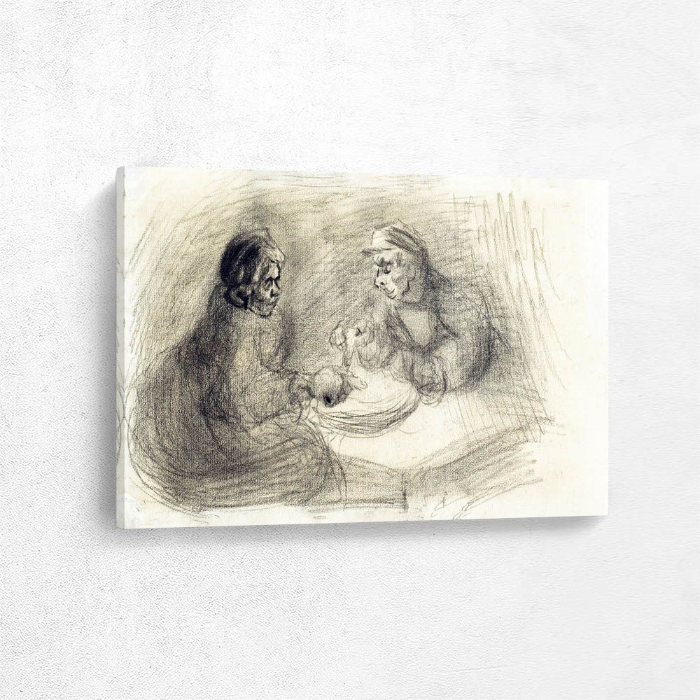 Man and Woman Sharing a Meal