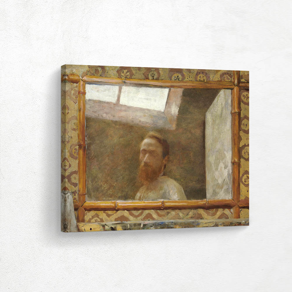 Self Portrait with Bamboo Mirror