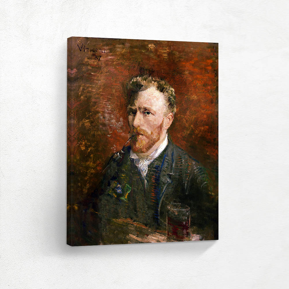 Self Portrait with Glass