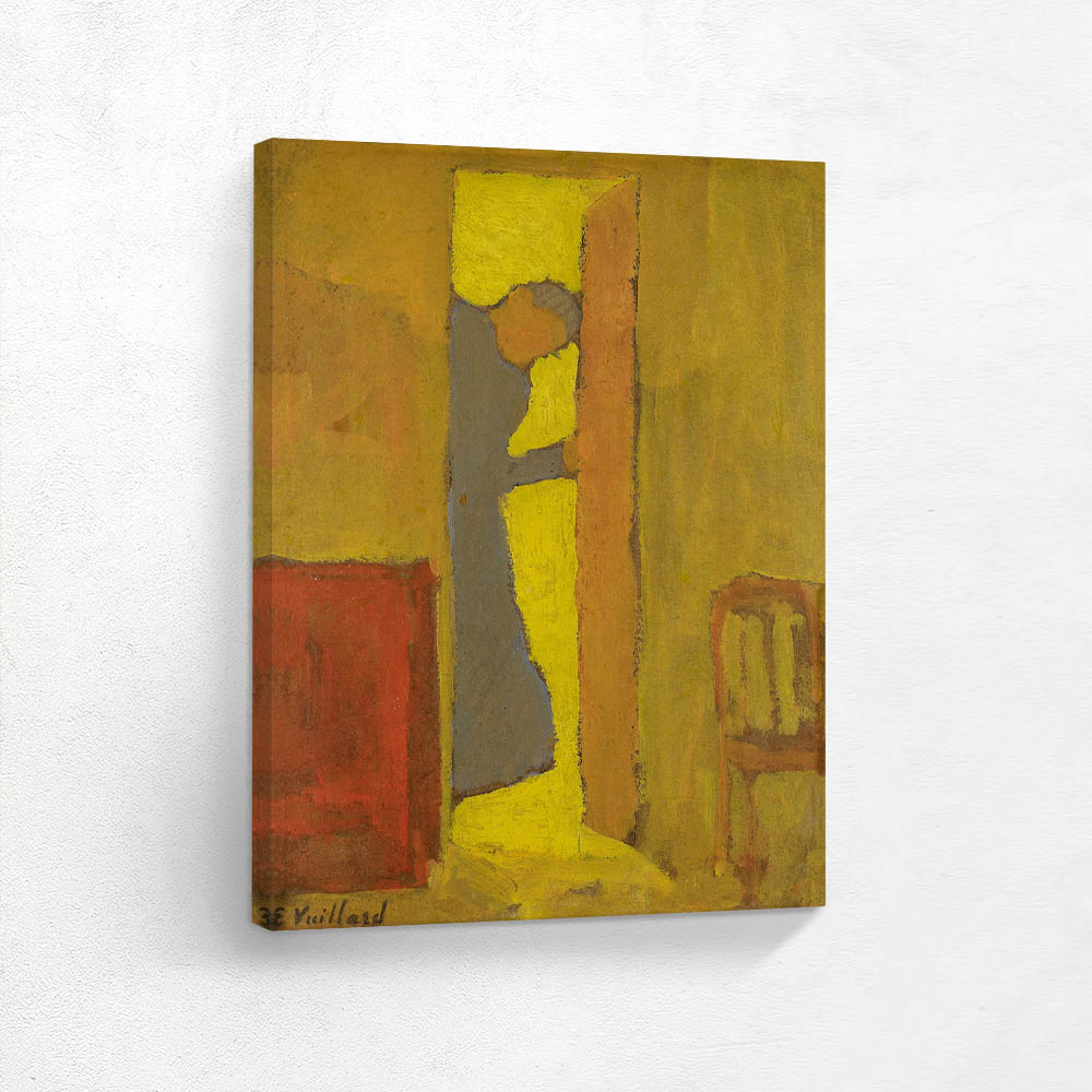 The Artists Mother Opening a Door The Artists Mother Opening a Door