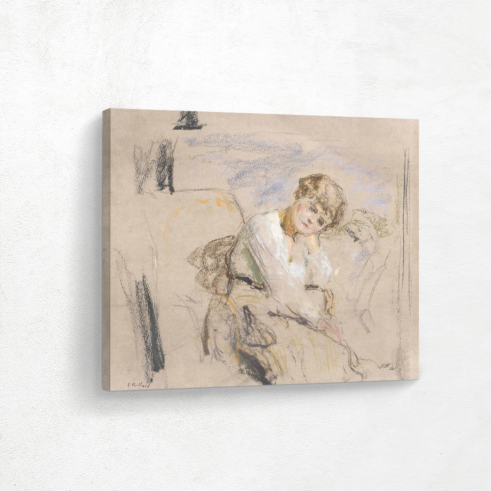 The Blond Model on the Edge of an Armchair