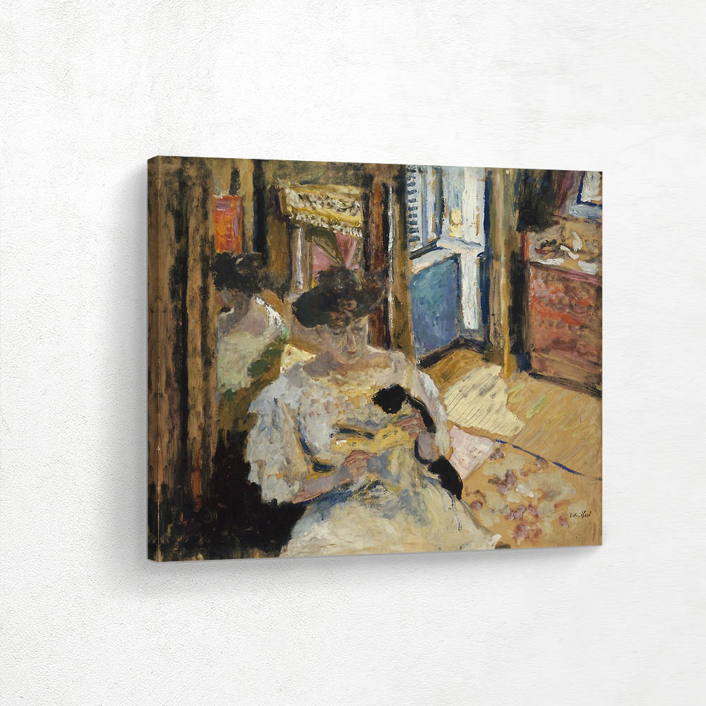 The Dressing-Room, Madame Hessel Reading at Amfreville
