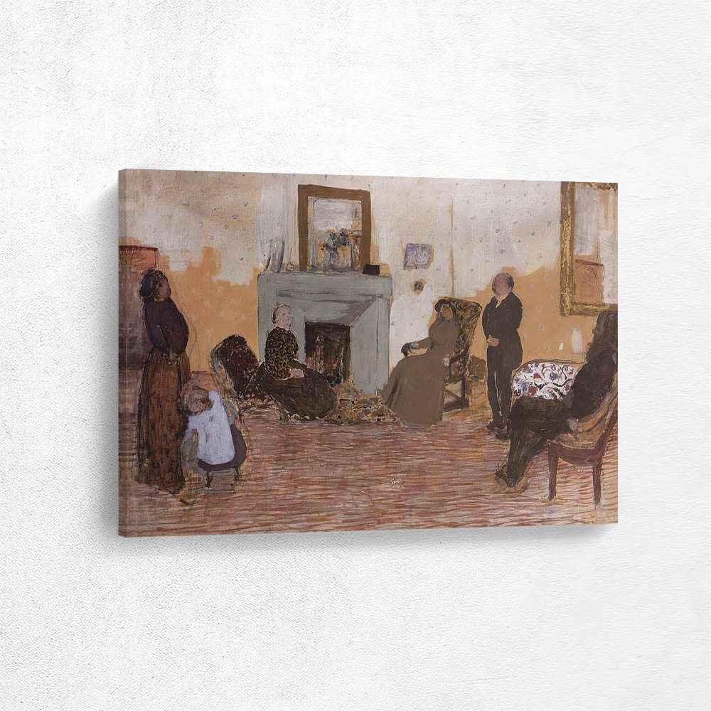 The Family in the Sitting Room at L Etang la Ville