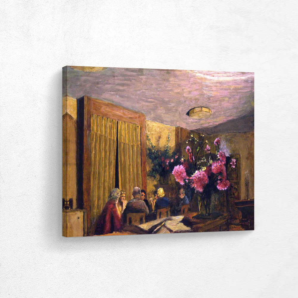 The Game of Cards in the Large Drawing-Room at Les Clayes