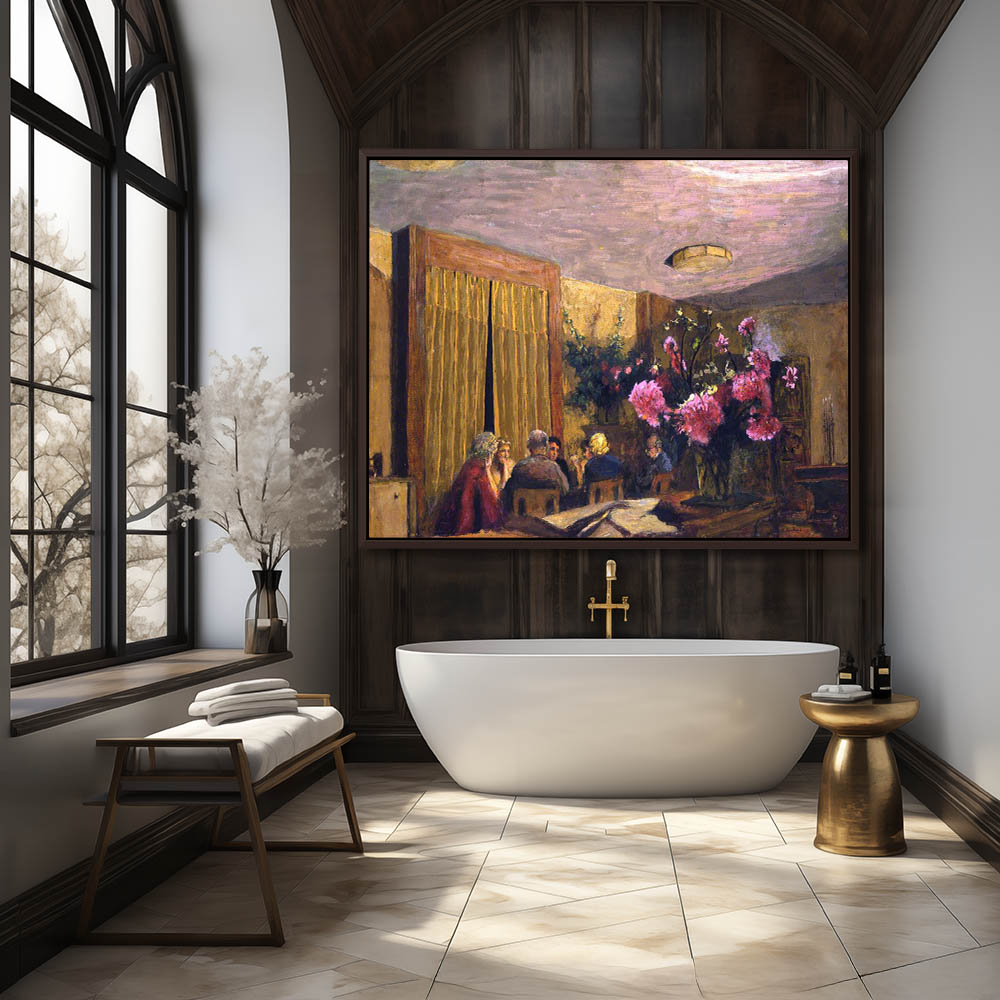 The Game of Cards in the Large Drawing-Room at Les Clayes - Image 3