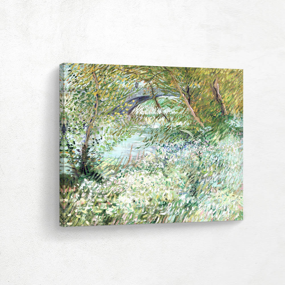 Banks of the Seine with the Pont de Clichy in the Spring