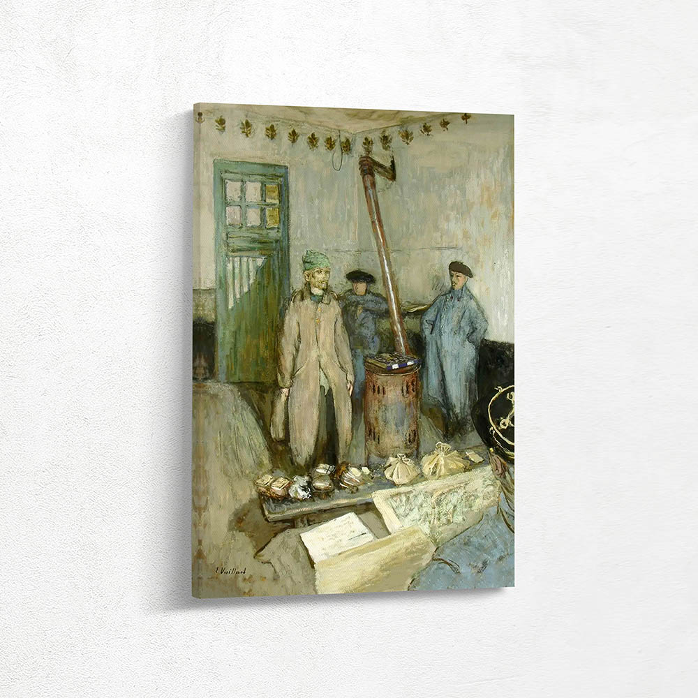 The interior of the prison. The interrogation of the prisoner