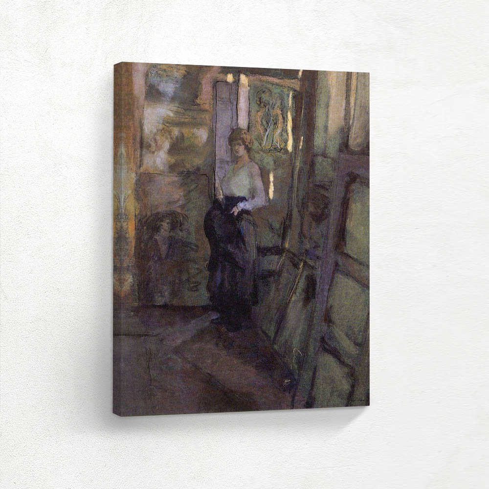 The Model Standing in the Artist’s Studio