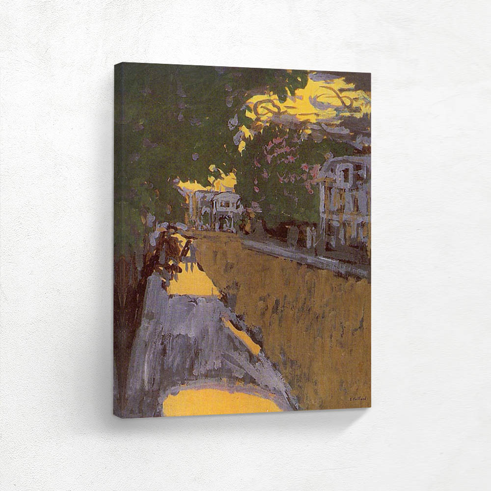 The Pavement with Flowering Chestnut Trees