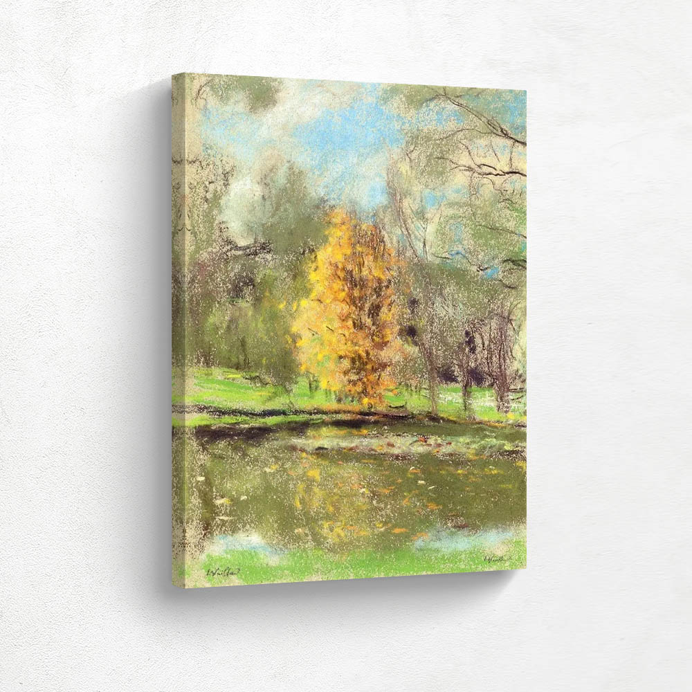 The pond at Chateau de Glue