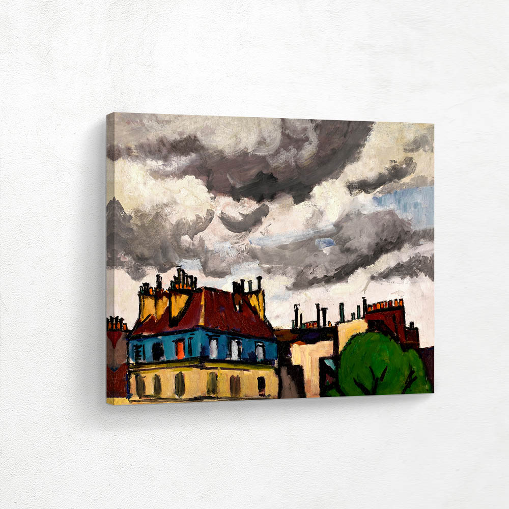 Rooftops and Clouds, Paris