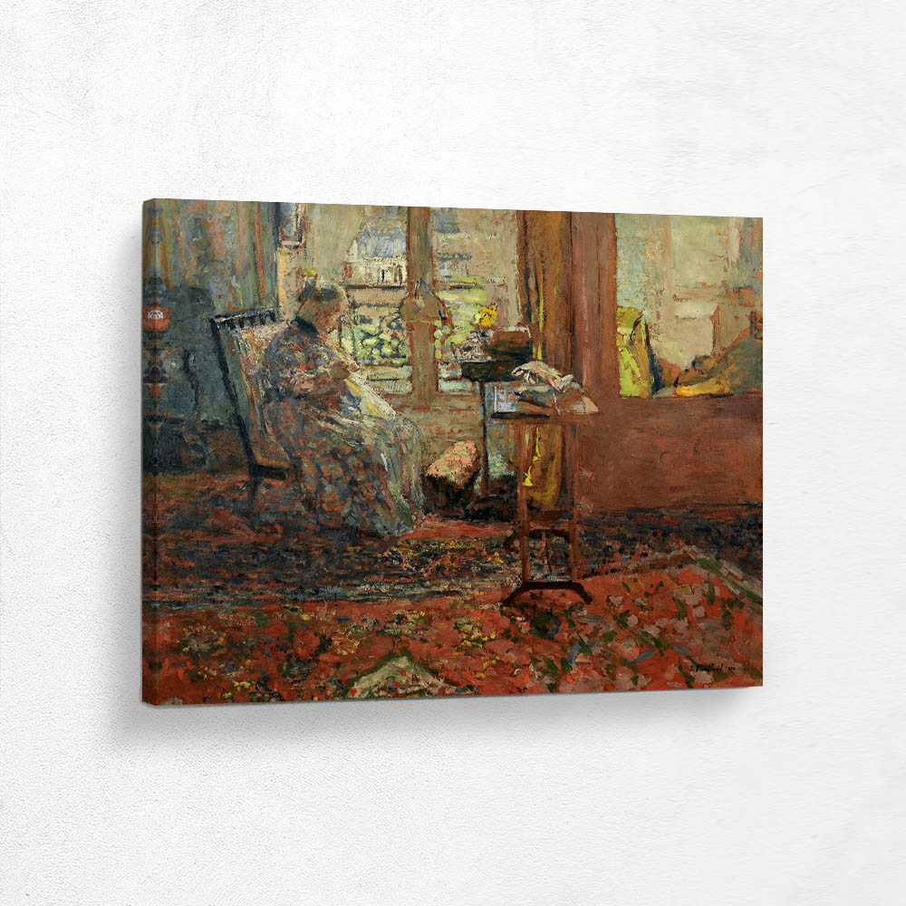 The Sewing Machine in Front of the Window