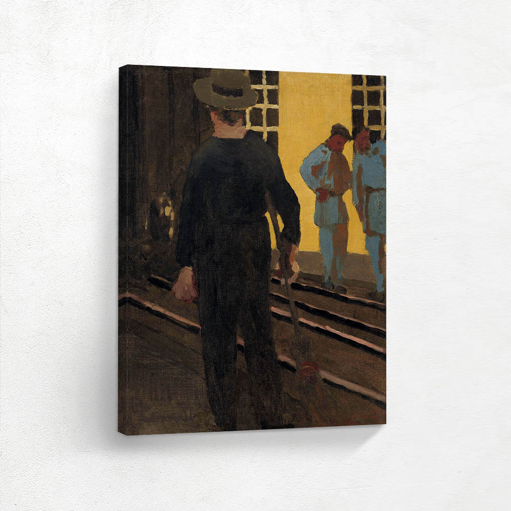 The sweeper on the track