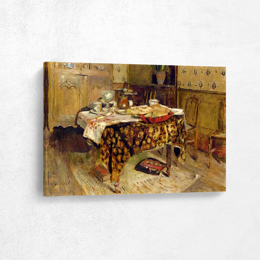 The table set up, rue Truffaut