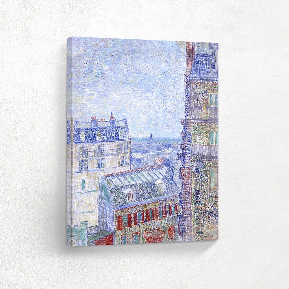 View of Paris from Vinvents Room in the Rue Lepic