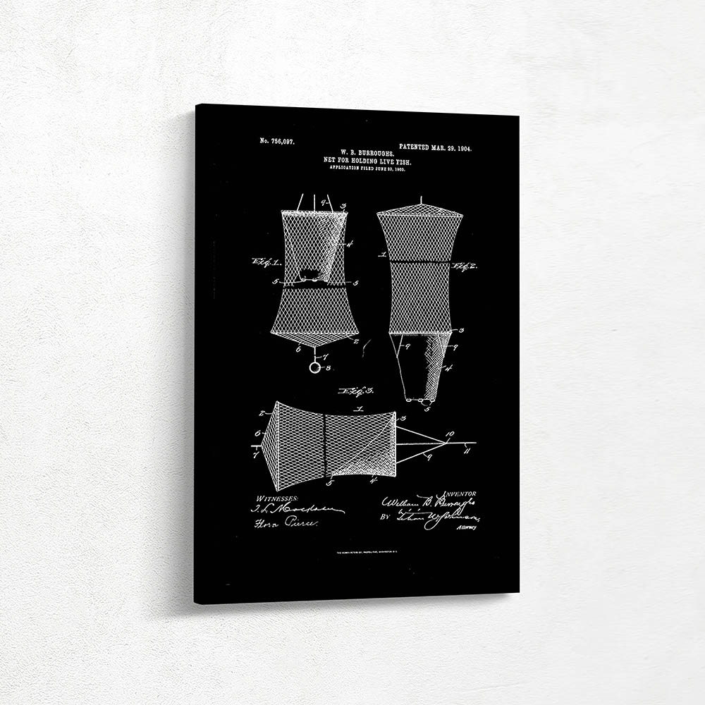 Net for holding live fish