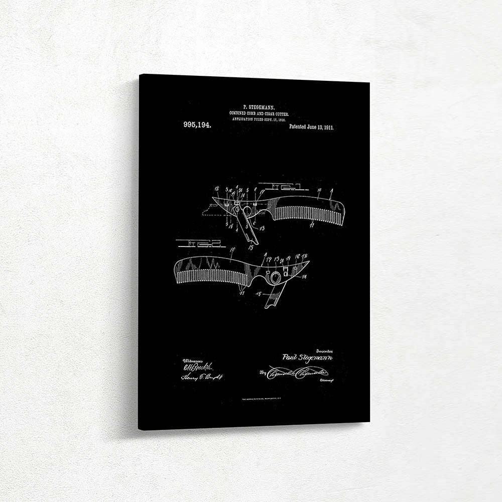 Combined Comb and Cigar Cutter