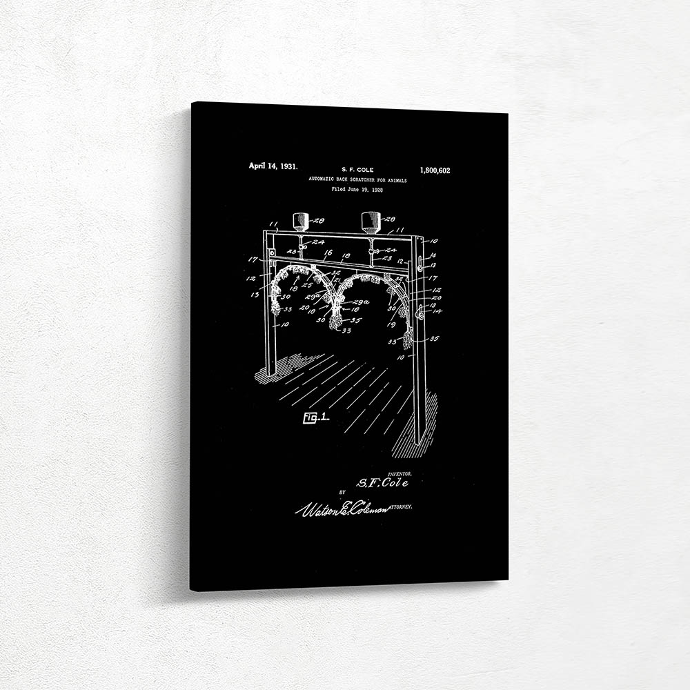 Automatic Back Scratcher for Animals