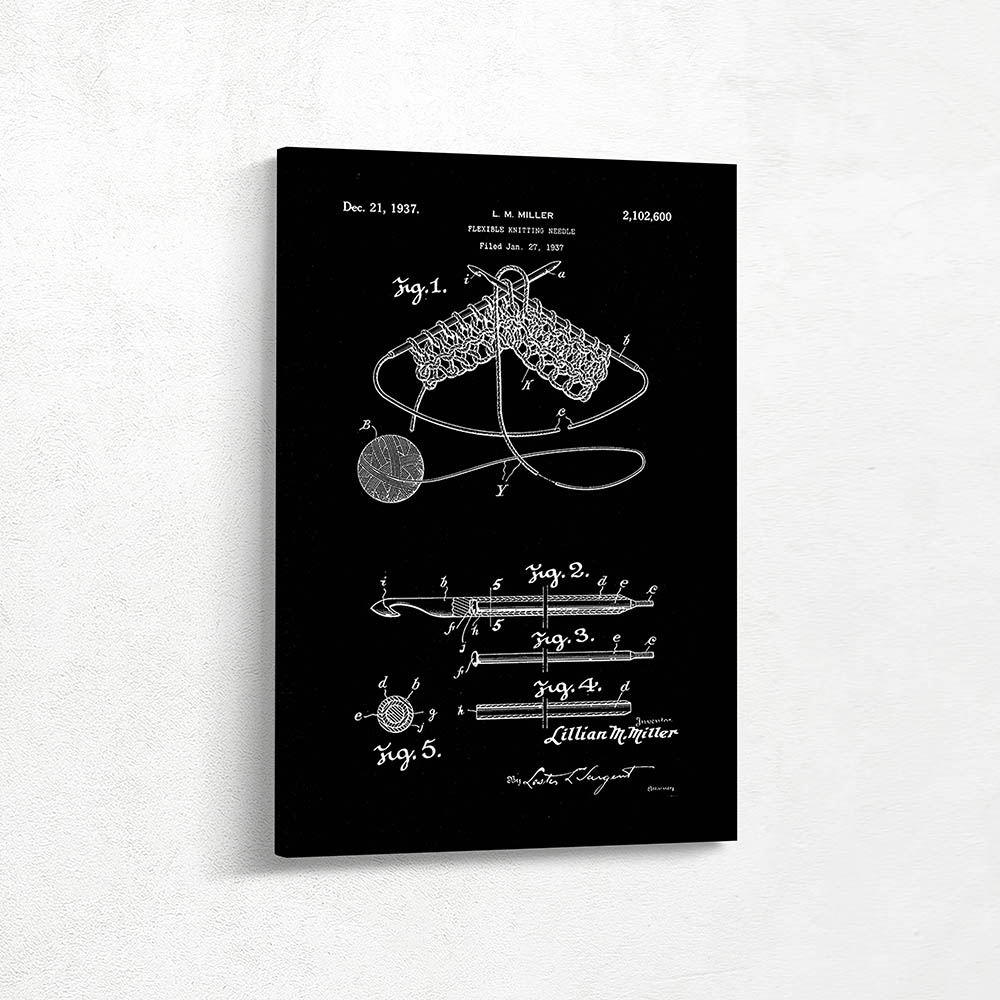 Flexible knitting needle