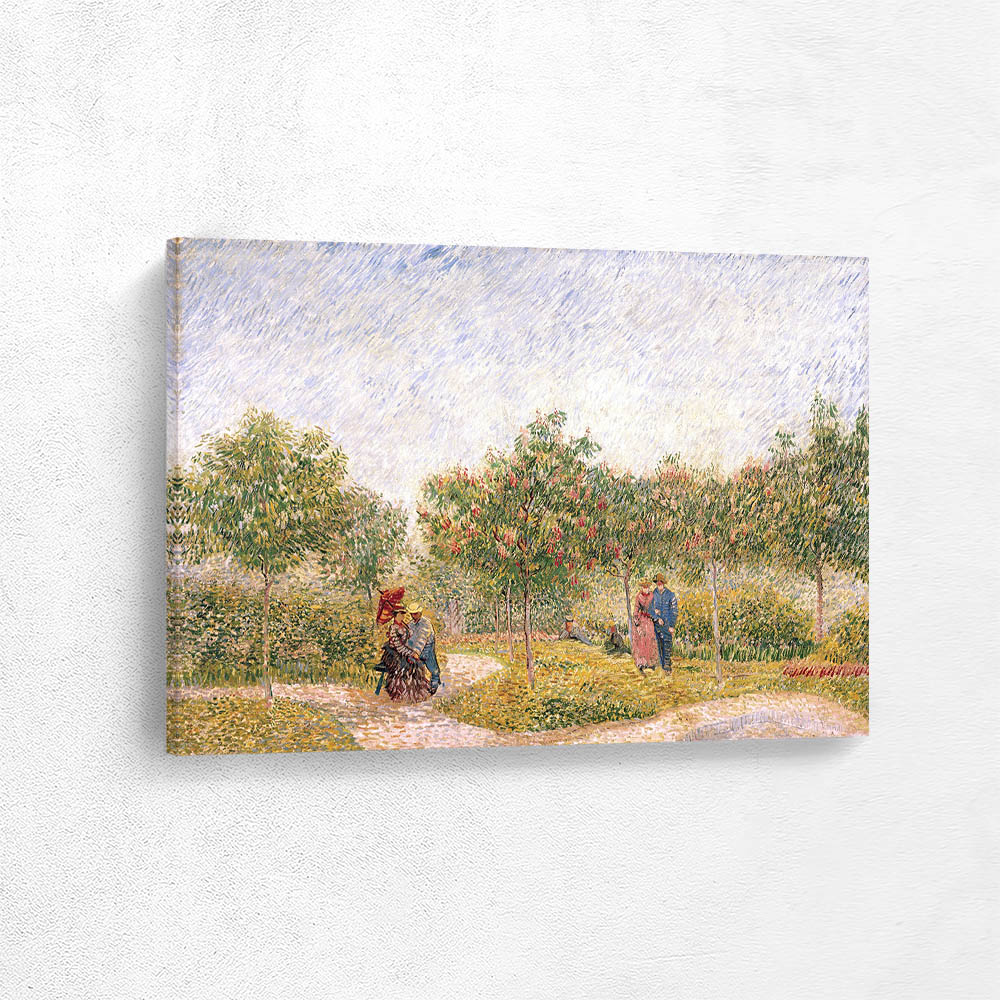 Garden in Montmarte with Lovers