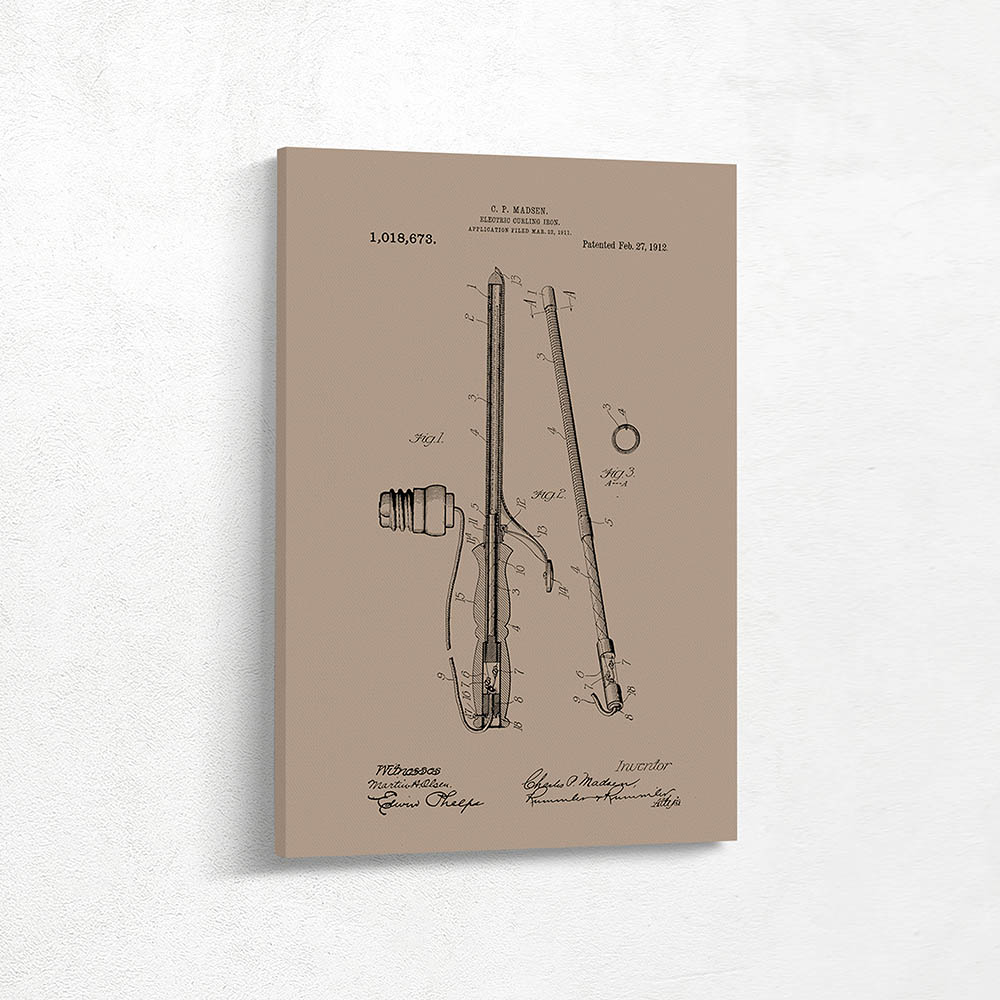 Electric curling iron