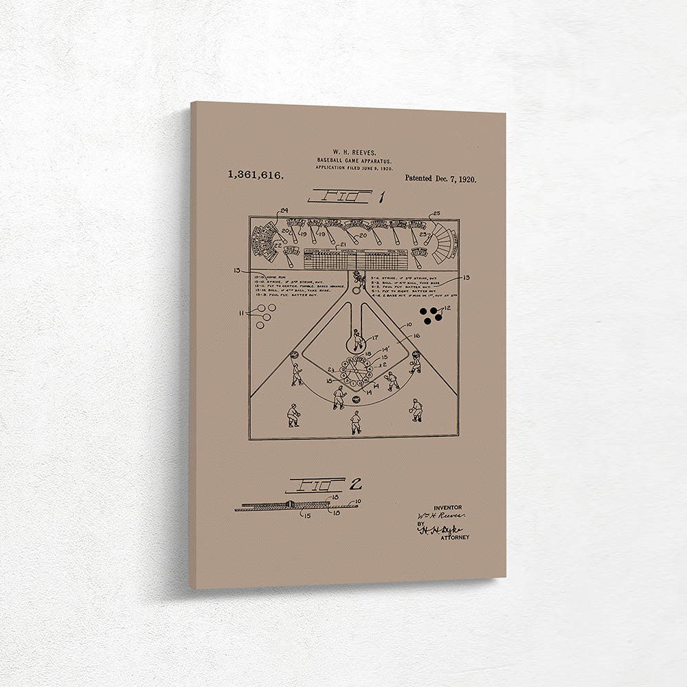 Baseball game apparatus