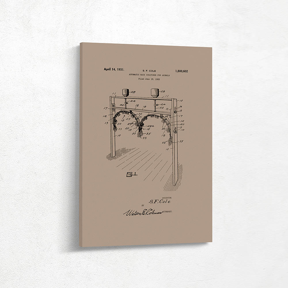 Automatic Back Scratcher for Animals