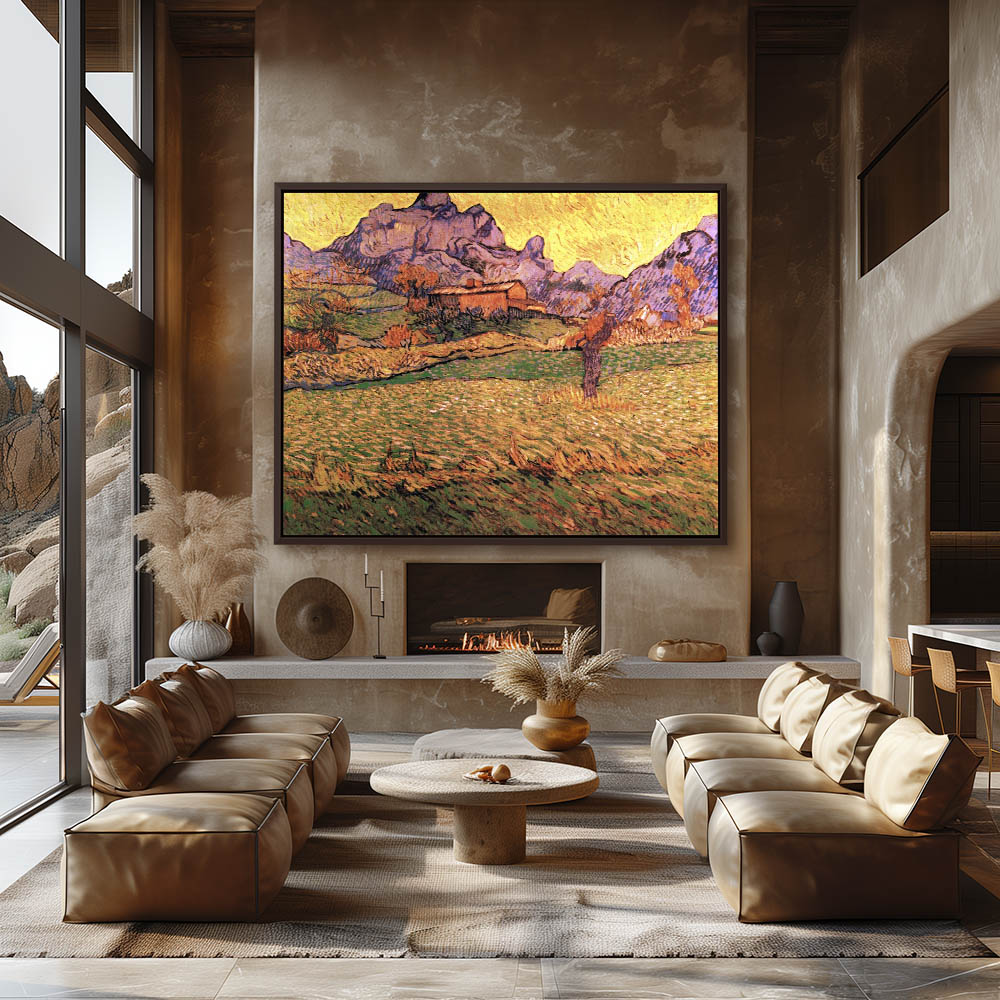 Wheat Fields in a Mountainous Landscape - Image 3