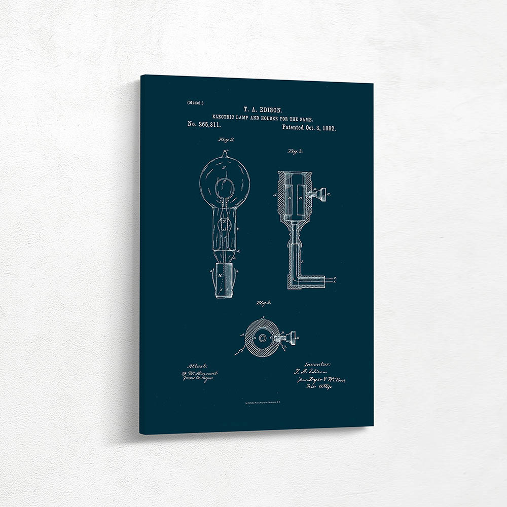 Electric Lamp and holder for the same