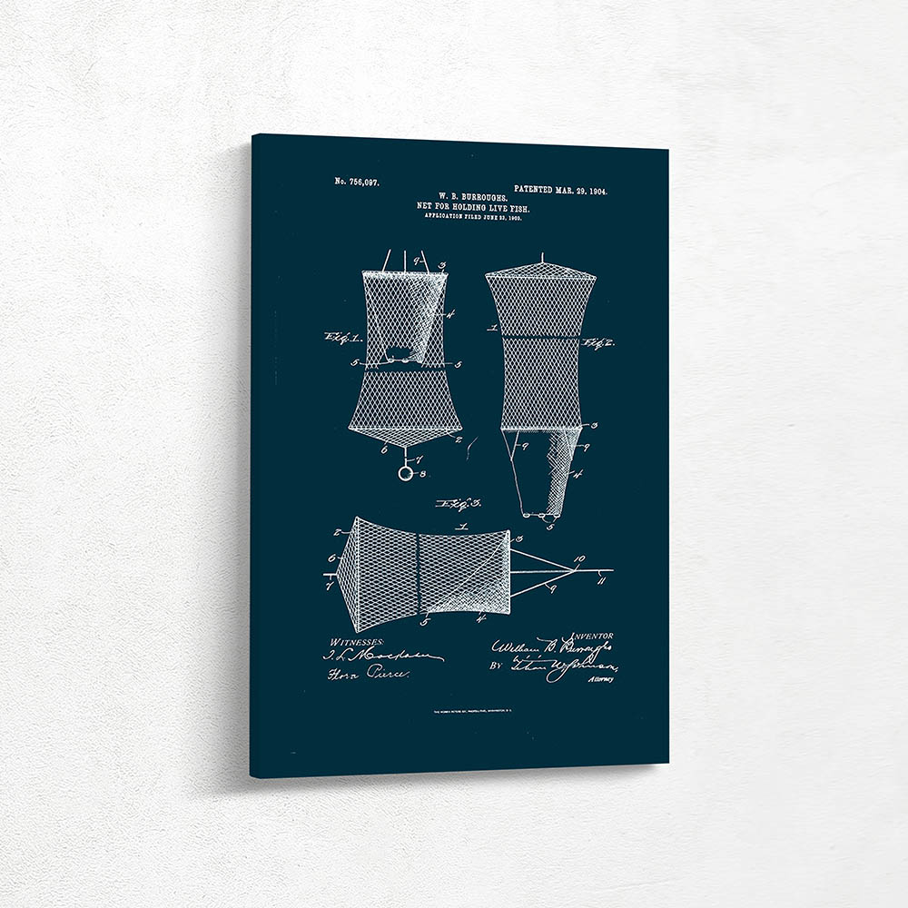 Net for holding live fish