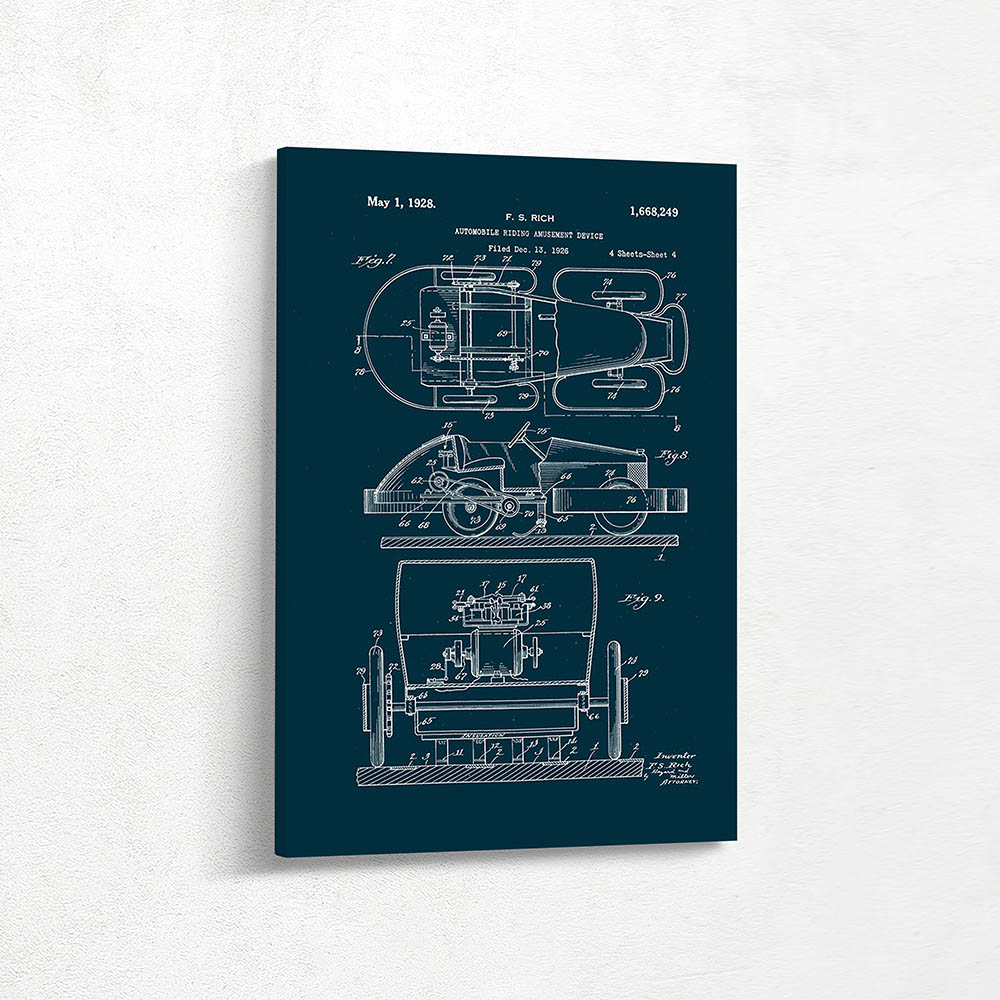 Automobile riding amusement device