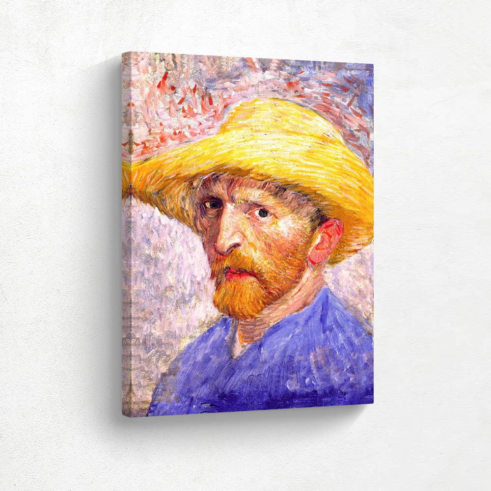 Self Portrait with Straw Hat