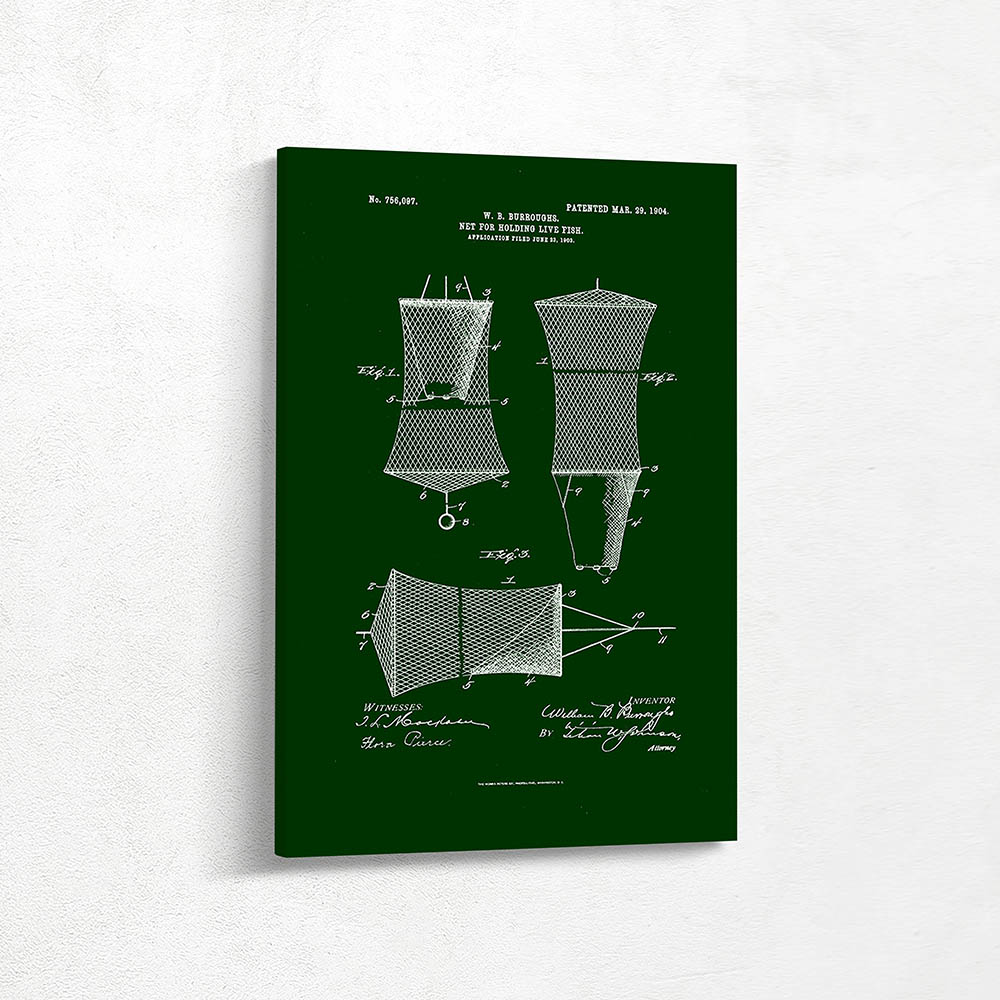 Net for holding live fish