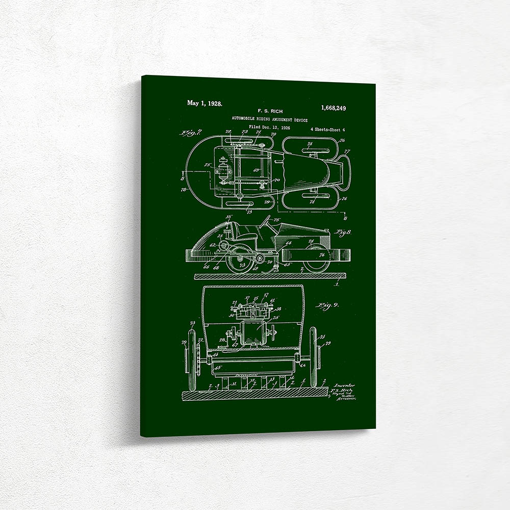 Automobile riding amusement device